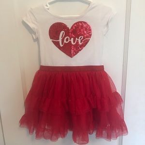 Toddler “love” dress
